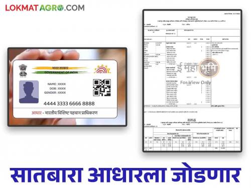 Satbara Record : Now you will know how much agriculture land is in your name with one click | Satbara Record : तुमच्या नावावर किती शेती हे कळणार आता एका क्लिकवर