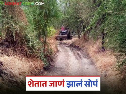latest news Shet Raste: Good news for farmers; Now it will be easier to go to the farm | Shet Raste : शेतकऱ्यांसाठी आनंदाची बातमी; आता शेतात जाणं होणार सोपे वाचा सविस्तर