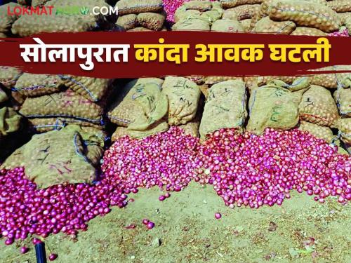 Kanda Bajar Bhav : Sudden increase in onion price in last two days in Solapur market committee how much getting market price | Kanda Bajar Bhav : सोलापूर बाजार समितीत मागील दोन दिवसांत कांद्याच्या दरात अचानक वाढ कसा मिळतोय दर