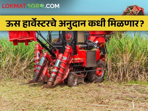 As soon lottery will be released for the subsidy of sugarcane harvester | ऊस तोडणी यंत्राच्या अनुदानासाठी लवकरच संगणकीय सोडत