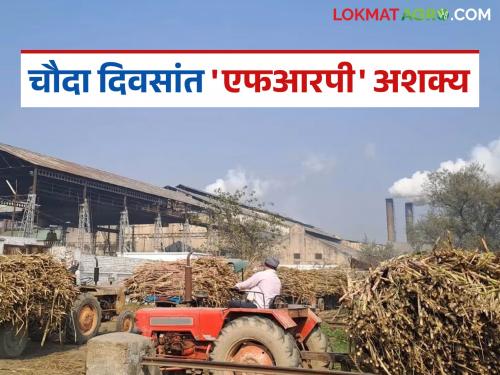 The sugar recovery will be decided only at the end of the season, so how can FRP be given within fourteen days as per the law? | हंगामाच्या शेवटीच उतारा निश्चित होणार मग कायद्यानुसार चौदा दिवसांत एफआरपी द्यायची कशी?
