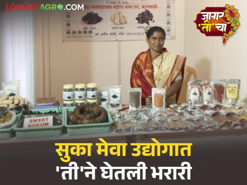 Sangita Tai's dry fruit business, which she started with a loan of Rs. 1200, is now doing a turnover of Rs. 25 lakhs | संगिता ताईंनी बाराशे रुपयांच्या कर्जातून सुरू केलेला सुकामेवा व्यवसाय आज करतोय २५ लाखांची उलाढाल