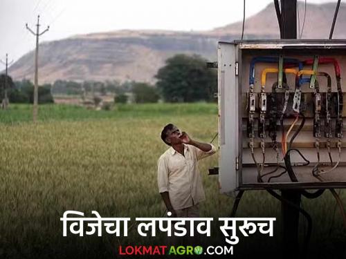 Not free but give electricity during the day; Farmers are suffering as the power supply continues | मोफत नको मात्र दिवसा वीज द्या; वीजेचा लपंडाव सुरूच असल्याने शेतकरी त्रस्त