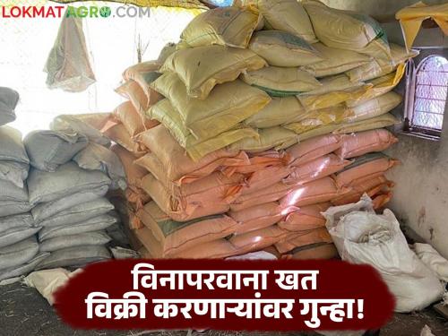 Crime against foreign companies selling fertilizers without a license; 'Agriculture' takes major action in Kadethan | विनापरवाना खत विक्री करणाऱ्या परप्रांतीय कंपन्यांवर गुन्हा; 'कृषी'ची कडेठाणमध्ये मोठी कारवाई