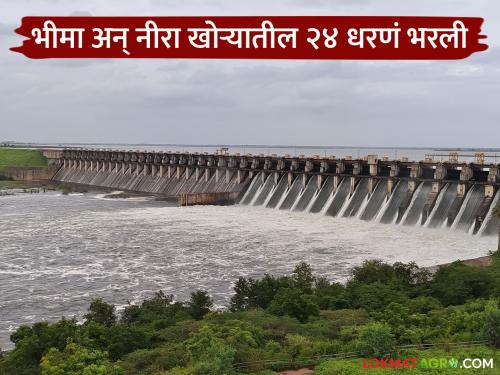 All dams in Bhima and Nira valleys filled, large discharge from Ujani; Alert issued along the river banks | भीमा व नीरा खोऱ्यातील सर्व धरणे भरली, उजनीतून मोठा विसर्ग; नदीकाठी सतर्कतेचा इशारा