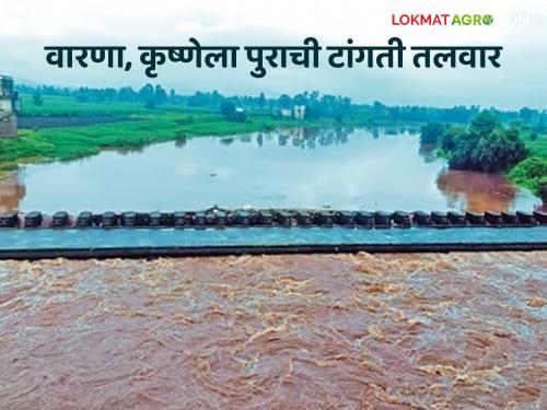 Flood : Varana, Krishna's hanging sword of flood; Five and a half thousand citizens migrated | Flood : वारणा, कृष्णेला पुराची टांगती तलवार; साडेपाच हजार नागरिक स्थलांतरित