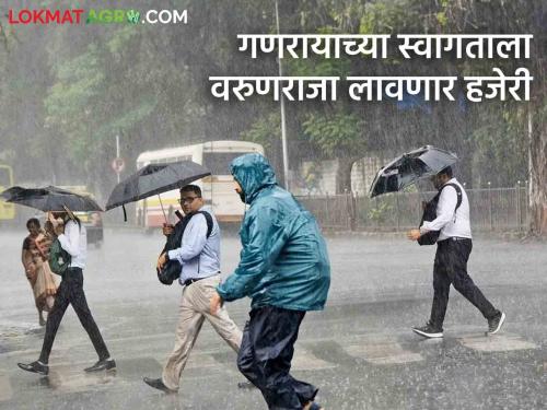 Maharashtra Weather Update: Ganapati Bappa will bring Varunraja with him; Read today's report of IMD to avoid water disruption | Maharashtra Weather Update: गणपती बप्पा वरूणराजाला सोबत घेऊन येणार; पाण्याचे विघ्न टळणार वाचा IMD चा आजचा रिपोर्ट