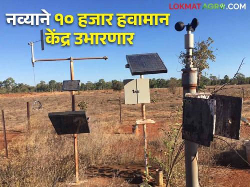 Weather station will establish now revenue circle level to village level | हवामान केंद्र आता महसूल मंडळ स्तरावरून गावपातळीपर्यंत जाणार