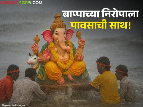 latest news Maharashtra Weather Update: Rain accompanies Bappa's farewell; Read the warning given by IMD in detail | Maharashtra Weather Update : बाप्पाच्या निरोपाला पावसाची साथ; IMD ने काय दिला इशारा वाचा सविस्तर