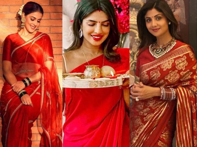 Karwa Chauth 2025 : कपाळी कुंकू-हातात बांगड्या-लाल साडी! बॉलिवूड अभिनेत्रींचे पाहा करवा चौथ लूक... Karwa Chauth 2025 : कपाळी कुंकू-हातात बांगड्या-लाल साडी! बॉलिवूड अभिनेत्रींचे पाहा करवा चौथ लूक...