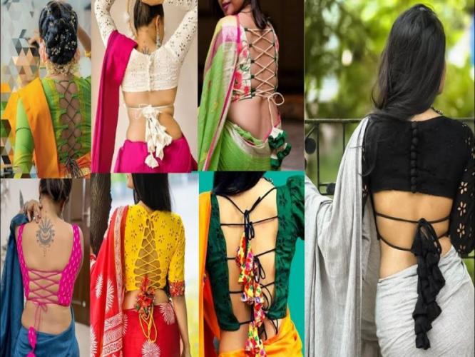 साधा ब्लाऊजही दिसेल डिझायनर! पाहा १० ट्रेंडी डोरी डिझाईन्स - ब्लाऊजला देईल मॉडर्न आणि एलिगंट टच...