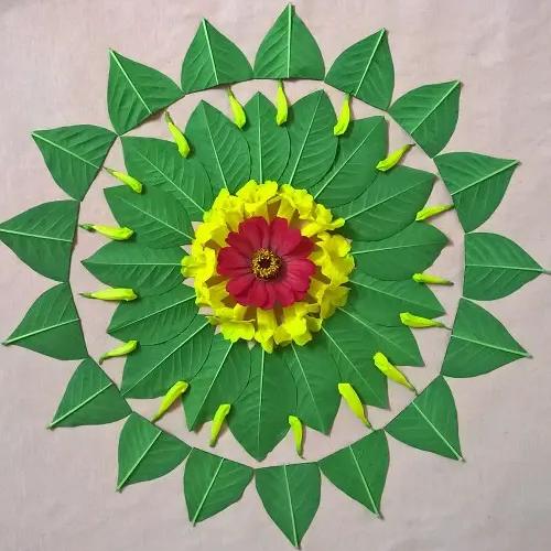 Ganpati Festival Flower Rangoli: ५ मिनिटांत काढा फुलांच्या रांगोळ्या- बाप्पाच्या स्वागतासाठी सजेल पानाफुलांची नक्षी