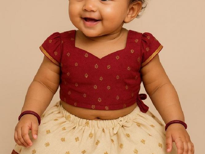 Diwali 2025 lakshmi pujan : लाडक्या चिमुकल्या लेकीसाठी खणाचे फ्रॉक आणि खणाची साडी, पाहा ५ सुंदर प्रकार