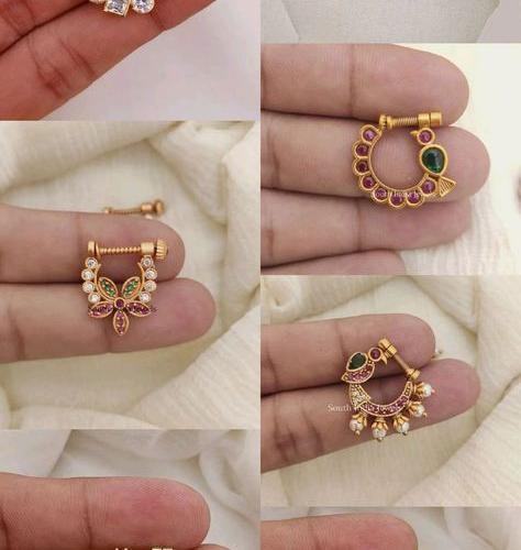 Gold Nose Pins : रोज वापरण्यासाठी पाहा भन्नाट डिझाइन्सच्या ५ सुंदर नोजपिन्स, नाकात रिंग दिसेल शोभून Gold Nose Pins : रोज वापरण्यासाठी पाहा भन्नाट डिझाइन्सच्या ५ सुंदर नोजपिन्स, नाकात रिंग दिसेल शोभून