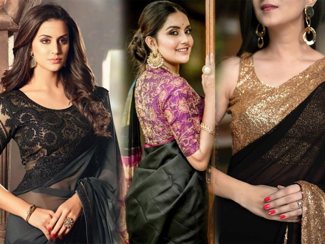 Blouse designs for Makar Sankranti : संक्रांतीला काळ्या साडीवर ट्राय करा ब्लाऊजचे 'हे' वॉव पॅटन्स; पाहा एकापेक्षा आकर्षक डिजाईन्स Blouse designs for Makar Sankranti : संक्रांतीला काळ्या साडीवर ट्राय करा ब्लाऊजचे 'हे' वॉव पॅटन्स; पाहा एकापेक्षा आकर्षक डिजाईन्स