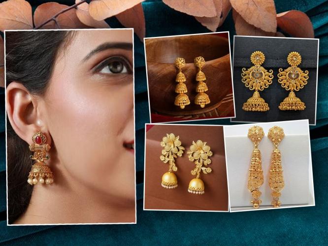Jhumka Designs Ideas : दिवाळीसाठी गोल्ड झुमक्यांच्या 20 पेक्षा जास्त नव्या डिझाईन्स; पाहूनच प्रेमात पडाल इतके सुंदर Jhumka Designs Ideas : दिवाळीसाठी गोल्ड झुमक्यांच्या 20 पेक्षा जास्त नव्या डिझाईन्स; पाहूनच प्रेमात पडाल इतके सुंदर