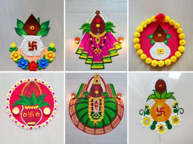 मार्गशीर्ष गुरुवार विशेष रांगोळ्या- फक्त ५ मिनिटांत काढा सुरेख रांगोळी- पाहूनच मन होईल प्रसन्न