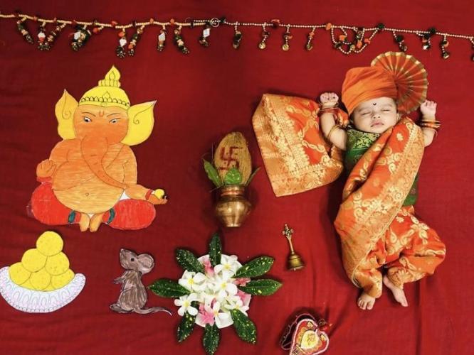 गणपती बाप्पांच्या थीमवर करा चिमुकल्यांचं फोटोशूट; ८ भन्नाट Idea's, एकदम भारी फोटो येतील गणपती बाप्पांच्या थीमवर करा चिमुकल्यांचं फोटोशूट; ८ भन्नाट Idea's, एकदम भारी फोटो येतील