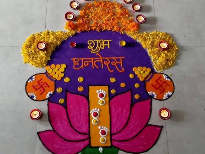 Dhanteras 2025 Rangoli: धनत्रयोदशीला ५ मिनिटांत दारापुढे काढा या सुंदर रांगोळ्या; लक्ष्मी प्रसन्न राहील-भरभराट होईल Dhanteras 2025 Rangoli: धनत्रयोदशीला ५ मिनिटांत दारापुढे काढा या सुंदर रांगोळ्या; लक्ष्मी प्रसन्न राहील-भरभराट होईल