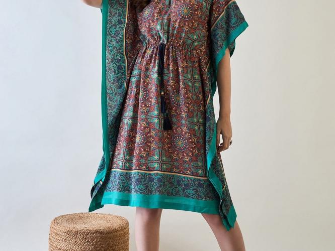 घरात मॅक्सी घालण्यापेक्षा कफ्तान नायटी वापरा; ८ सुंदर पॅटर्न्स-स्टायलिश लूक मिळेल