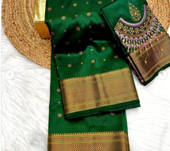 लग्नाच्या सिजनसाठी घ्या खास कलांजली पैठणी; ८ रंग, आरी वर्क ब्लाऊजसोबत मिळेल सुंदर पैठणी