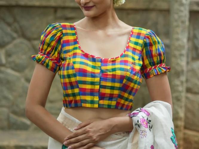 फुग्यांच्या स्लिव्हजच्या ब्लाऊजचे १० युनिक पॅटर्न्स; नव्या साडीवर एकदम बारीक-सुंदर दिसेल लूक