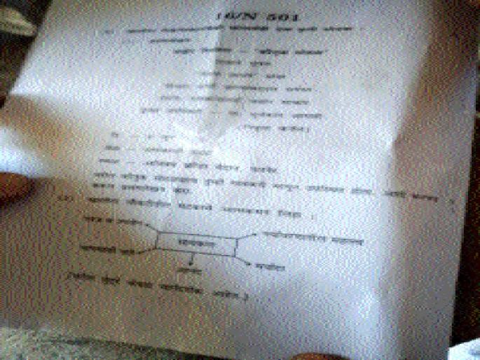 Split legs in Ambajogai for Marathi paper | मराठीच्या पेपरला अंबाजोगाईत फुटले पाय Split legs in Ambajogai for Marathi paper | मराठीच्या पेपरला अंबाजोगाईत फुटले पाय