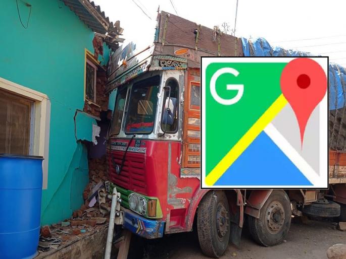 Searching the road from Google Maps, the truck drove straight into the house, Incident at Bhadwan in Kolhapur | गुगल मॅपवरून रस्ता शोधायला लागला, ट्रक थेट घरातच घुसला; बालिका जखमी Searching the road from Google Maps, the truck drove straight into the house, Incident at Bhadwan in Kolhapur | गुगल मॅपवरून रस्ता शोधायला लागला, ट्रक थेट घरातच घुसला; बालिका जखमी