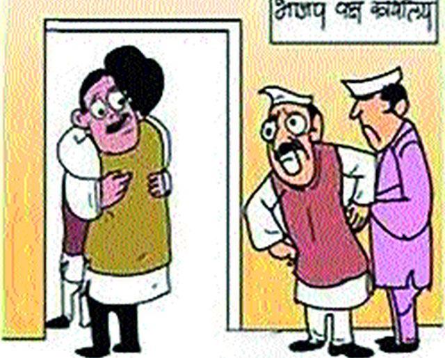 BJP candidate Farande, diamond to be nominated; Flask | भाजपतर्फे फरांदे, हिरे यांना उमेदवारी; सानप अधांतरी BJP candidate Farande, diamond to be nominated; Flask | भाजपतर्फे फरांदे, हिरे यांना उमेदवारी; सानप अधांतरी