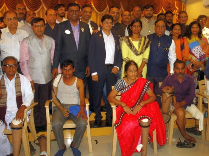 One Hundred twenty two handicappes got the support of 'Jaipur Foot' | १२२ दिव्यांगांना मिळाला ‘जयपूर फूट’चा आधार