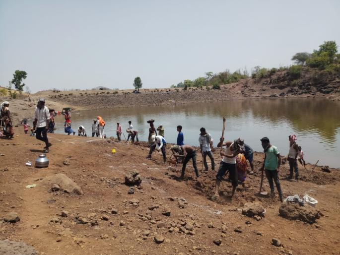 Peth taluka is great in the work of MGNREGA | ‘मनरेगा’च्या कामात पेठ तालुका सरस