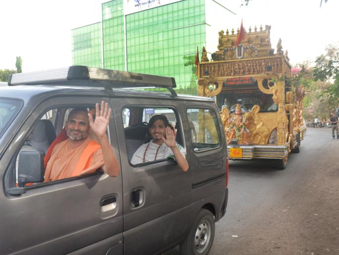 Govindananda again aggressive on Kishkindha issue | किष्किंधा मुद्द्यावर गोविंदानंद पुन्हा आक्रमक