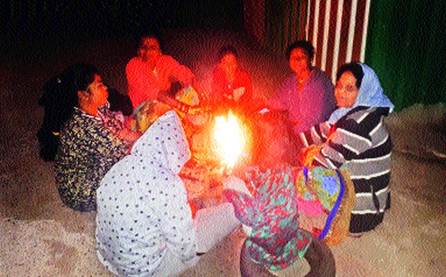 Trimbakeshwar winter cold! | त्र्यंबकेश्वरला थंडीचा कडाका !