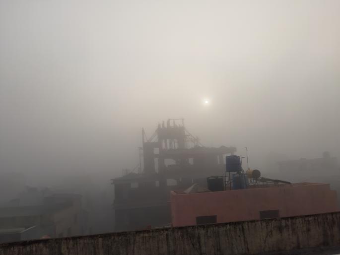 Fog sheet on Wani city | वणी शहरावर धुक्याची चादर Fog sheet on Wani city | वणी शहरावर धुक्याची चादर