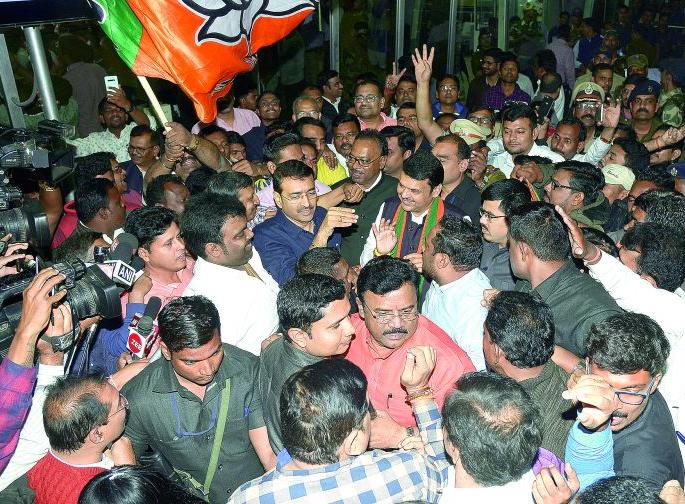 Chief Minister to former Chief Minister, workers' enthusiasm remains same | मुख्यमंत्री ते माजी मुख्यमंत्री, कार्यकर्त्यांचा जोश कायम