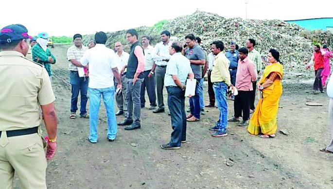 Collector's Collection of Dry Waste Depot | सुकळी कचरा डेपोची कलेक्टरकडून पाहणी Collector's Collection of Dry Waste Depot | सुकळी कचरा डेपोची कलेक्टरकडून पाहणी