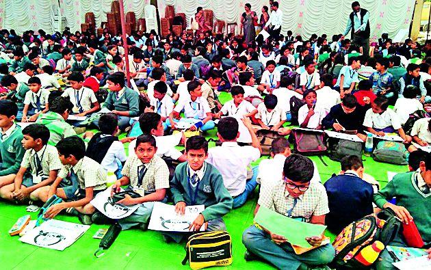 Goodwill Rally, a spontaneous response to the painting competition | सद्भावना रॅली, चित्रकला स्पर्धेला उत्स्फूर्त प्रतिसाद