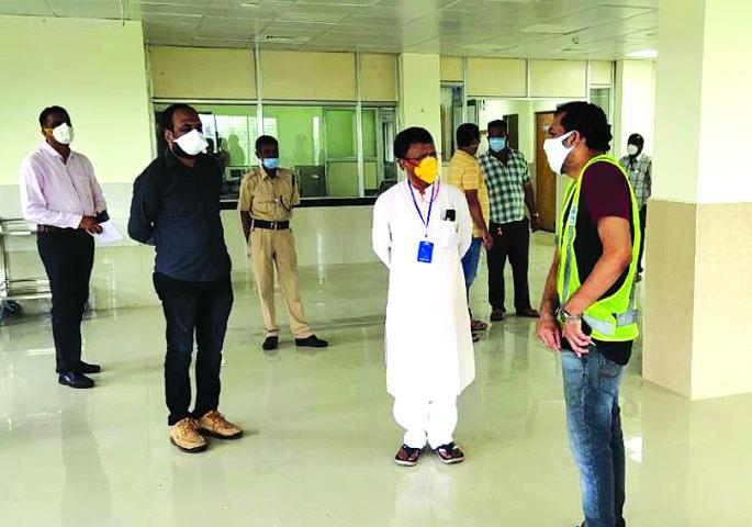 Buldana: Kovid Hospital will be operational soon | बुलडाणा : कोवीड हॉस्पीटल लवकरच होणार कार्यान्वीत Buldana: Kovid Hospital will be operational soon | बुलडाणा : कोवीड हॉस्पीटल लवकरच होणार कार्यान्वीत