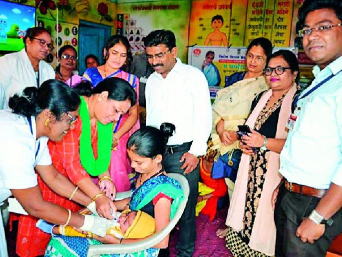 Mission Rainbow Vaccination Campaign in 4 villages | १७२ गावात मिशन इंद्रधनुष लसीकरण मोहीम Mission Rainbow Vaccination Campaign in 4 villages | १७२ गावात मिशन इंद्रधनुष लसीकरण मोहीम