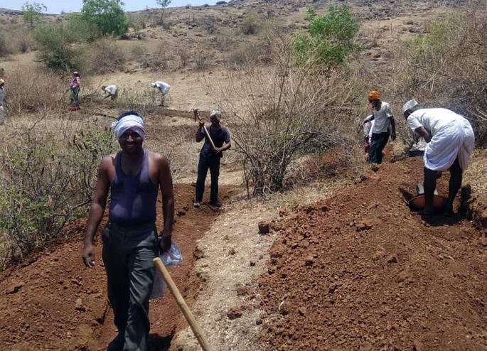 27 thousand laborers work on Roho's job | रोहयोच्या कामावर २७ हजार मजूर