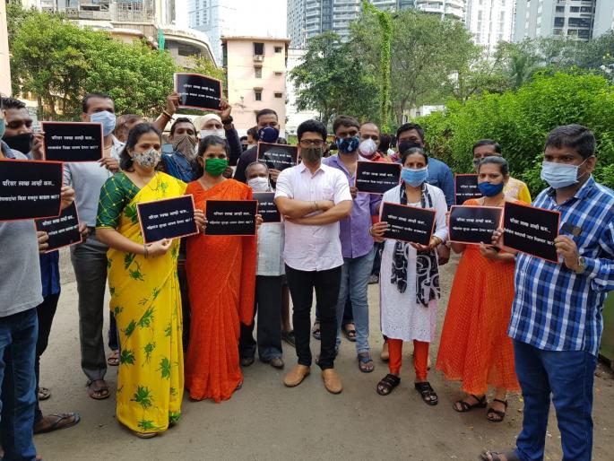 We will clean the premises. Who will do the mental cleaning in the society? | परिसर स्वच्छ आम्ही करू समाजातील मानसिक स्वच्छता कोण करणार ? We will clean the premises. Who will do the mental cleaning in the society? | परिसर स्वच्छ आम्ही करू समाजातील मानसिक स्वच्छता कोण करणार ?