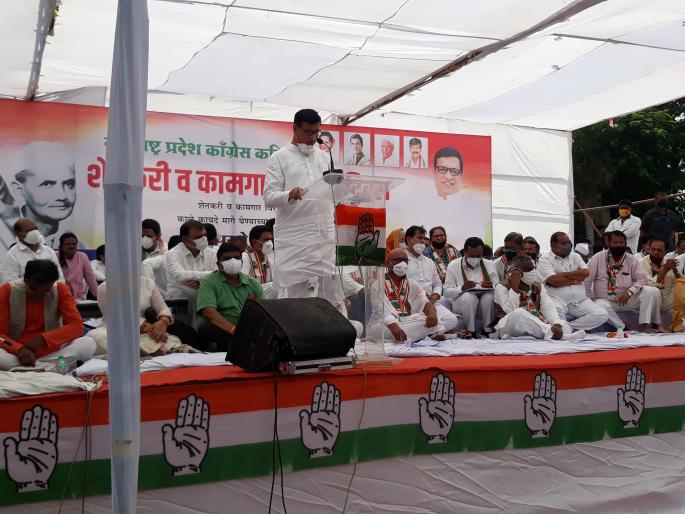 Modi government is anti-farmer | मोदी सरकार शेतकरीविरोधी Modi government is anti-farmer | मोदी सरकार शेतकरीविरोधी