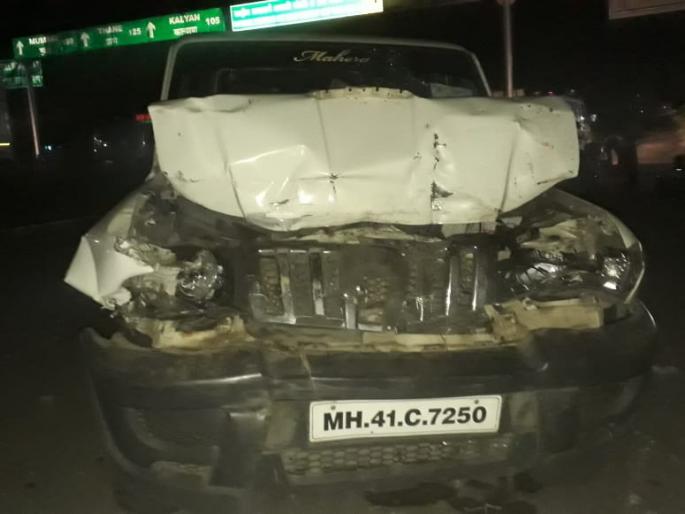 The driver lost control of the vehicle | चालकाचे वाहनावरील नियंत्रण सुटले The driver lost control of the vehicle | चालकाचे वाहनावरील नियंत्रण सुटले