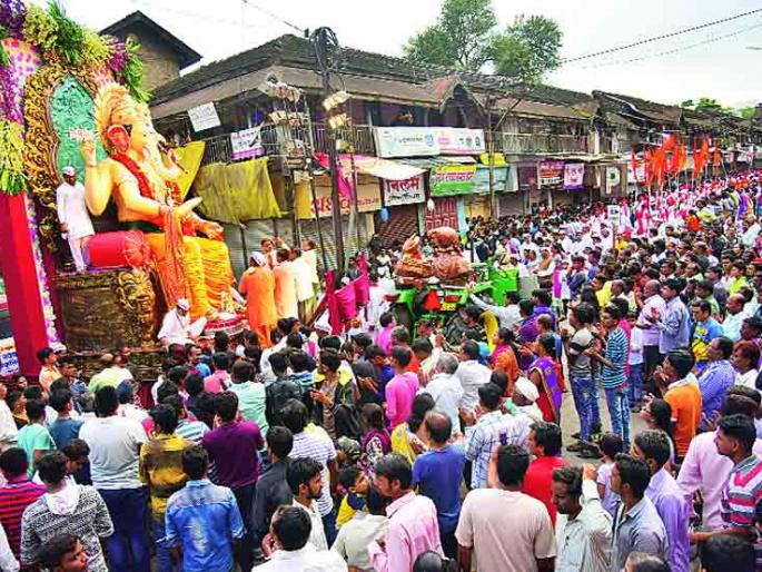 Ganesha arrival, immersion procession forbidden | गणेश आगमन, विसर्जन मिरवणुकीला मनाई Ganesha arrival, immersion procession forbidden | गणेश आगमन, विसर्जन मिरवणुकीला मनाई