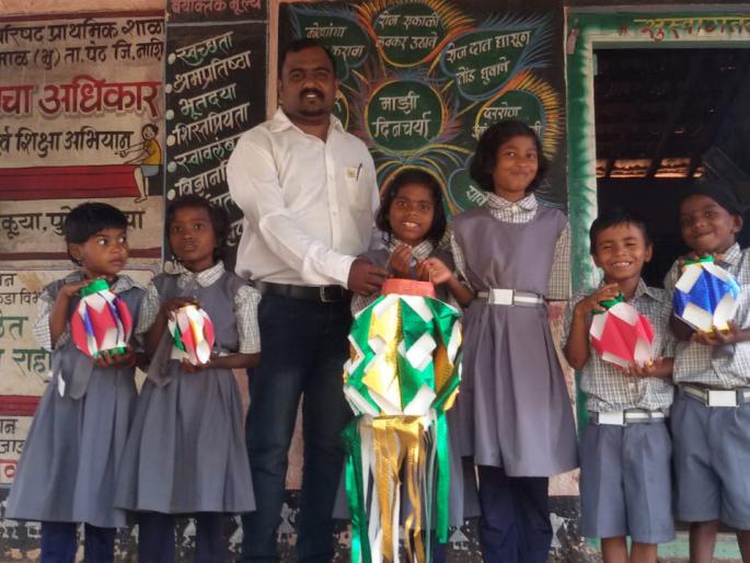 EcoFrenthly Diwali of Bomdaramal's Tiger | बोंडारमाळच्या चिमुकल्यांची इकोफ्रेंडली दिवाळी