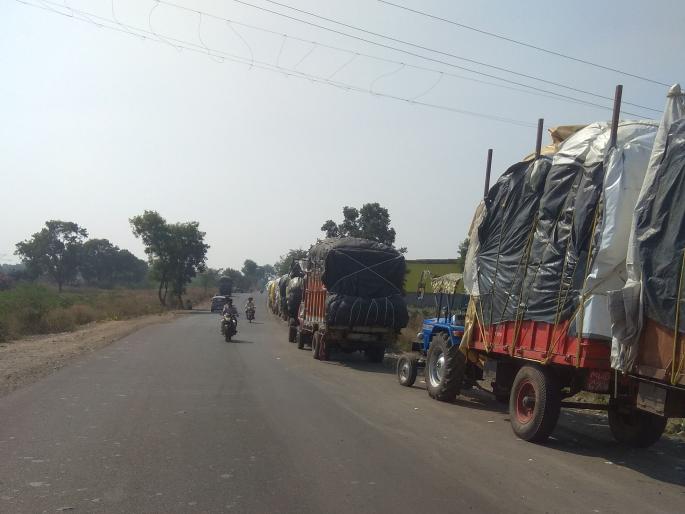 Chalisgaon stopped registration at CCI centers | चाळीसगावला सीसीआय केंद्रांवर नोंदणी थांबवली Chalisgaon stopped registration at CCI centers | चाळीसगावला सीसीआय केंद्रांवर नोंदणी थांबवली