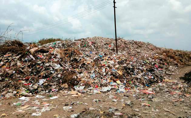 Compost Depot? Hi! The trunk of the trunk | कंपोस्ट डेपो? छे ! कचºयाचा डोंगरच  Compost Depot? Hi! The trunk of the trunk | कंपोस्ट डेपो? छे ! कचºयाचा डोंगरच