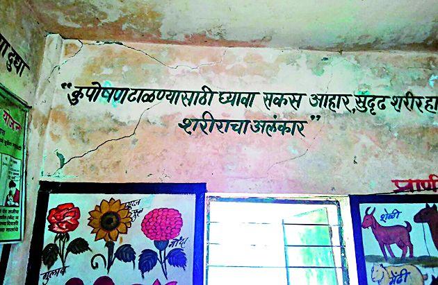 The anganwadi building is in jeopardy | अंगणवाडी इमारत जीर्णावस्थेत The anganwadi building is in jeopardy | अंगणवाडी इमारत जीर्णावस्थेत