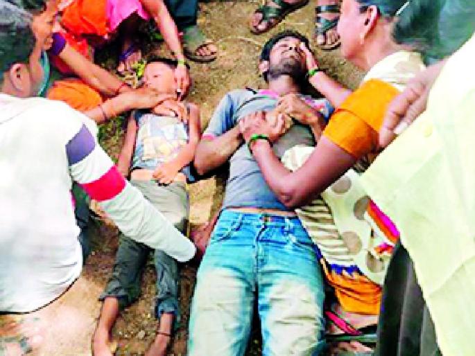 Baap-Leki dies of electric shock | विजेचा शॉक लागून बाप-लेकीचा मृत्यू Baap-Leki dies of electric shock | विजेचा शॉक लागून बाप-लेकीचा मृत्यू