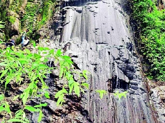A crowd of tourists in the Bhimalkund area | भिमलकुंड पसिरात पर्यटकांची गर्दी